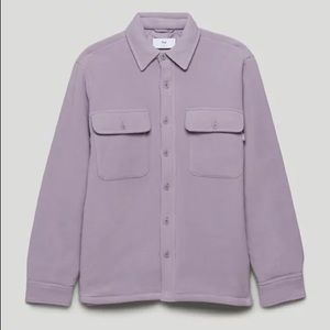 💜NWT Aritzia Tna Polar Shirt Jacket